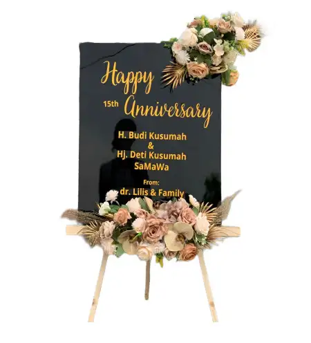 Papan Bunga Akrilik Senalang