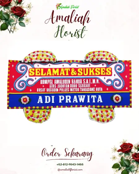 Papan Bunga Ucapan Selamat Senalang